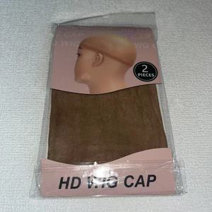 Lot de 2 bonnets de perruque en dentelle HD, souples et extensibles, couleur chair, accessoires pour perruques - Product Image 4