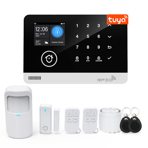 Sistema de Alarma de Seguridad para el Hogar Portátil de 2.4 Pulgadas, 433MHz, WiFi, Tuya, GSM, ABS, con Sensor de Movimiento, Detección de Incendios y Humo, Antirrobo - Product Image 1