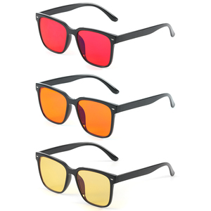 Vente en gros de lunettes anti-lumière bleue carrées transparentes TR90, lunettes de jeu sur ordinateur anti-lumière bleue, lunettes orange bloquant la lumière bleue - Product Image 5