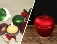 Boîte en fer décorative écologique et recyclable pour bougies, bijoux et artisanat, emballage cadeau de Noël avec revêtement UV