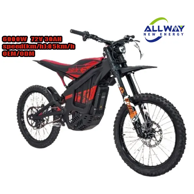 Bateria elétrica motocicleta TALARIA 6000W 72v 30AH surtron sujeira bicicleta elétrica de alta velocidade 85 km/h Motocicleta Elétrica Off-road