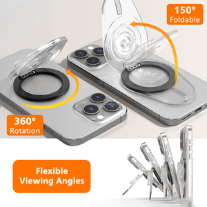 Support mobile réglable pour téléphone, poignée de doigt en TPU, logo personnalisé Pops Grip Poping Phone Socekes pour béquille de bureau Aimant N52 - Product Image 3