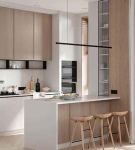 Fabricante de armarios de cocina modulares, armario de diseño personalizado - Product Image 2