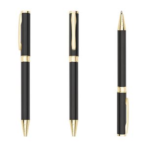 Bolígrafos de Metal de Lujo Negros, Bolígrafo de Metal Publicitario con Impresión de Logotipo Personalizado para Oficina - Product Image 5