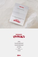 ENHYPEN 2ÈME ALBUM [ROMANCE: UNTOLD] Weverse Ver. -Million vendeur avec 11 pistes et Polaroids aléatoires (HYBE officiel)