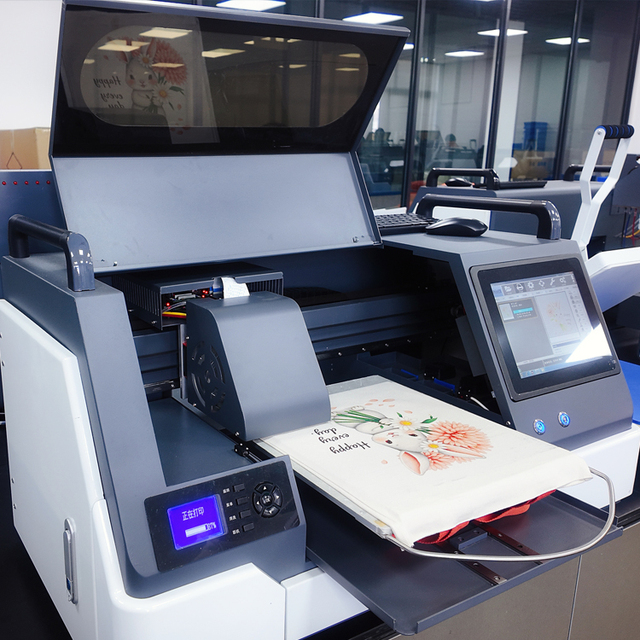 Hot Selling Easy Operation Touch Screen I1600 Head A3 DTG Automatic Inkjet Printers for T-Shirt Printing with Eco-Solvent Ink