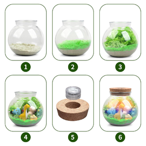 Juguete educativo de ciencia al por mayor, Kit de manualidades de mini Dino Glow para niños, Kit de manualidades DIY con arena mágica - Product Image 5