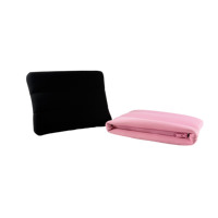 Sac de rangement pour maquillage en néoprène écologique durable de haute qualité pour femmes avec logo personnalisé, étui cosmétique tendance et fermeture éclair