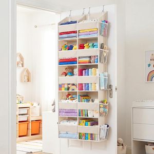 Foldable Over the Door Organizer 5 Tiers Door <b>Hanging</b> Organizer for Closet with 10 Mesh Pockets - Product Image 6