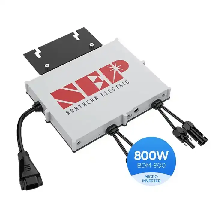 Micro inversor a prueba de agua NEP 600W 800W 1200W IP65 con Mppt para el mercado del Reino Unido