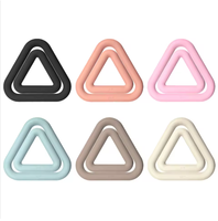 YiMi 10LB Anneau en fer triangulaire pour haltères de fitness à domicile, accessoires de musculation en silicone, robuste, antidérapant, étanche, écologique