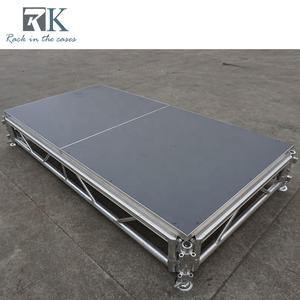 Aluminum Frame Stage Heavy Load Plywood Platform Adjustable Stands - Product Image 2