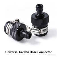 Adaptateur universel pour robinet domestique, raccords rapides pour lavage de voiture, joint de tuyau d'arrosage de jardin, adaptateur de robinet d'eau pour tuyau de 16 mm