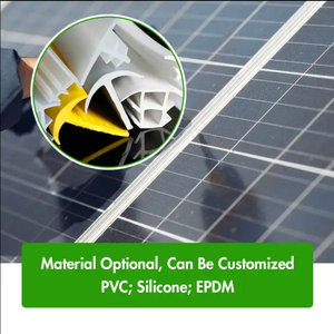 Bande <span class=keywords><strong>d</strong></span>'étanchéité en caoutchouc extrudé flexible en forme de T en EPDM <span class=keywords><strong>pour</strong></span> panneau solaire photovoltaïque - Product Image 4