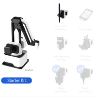 OkyRie Printer 3D Laser Engraver Laser Cutter Motor Gearbox Rotrics DexArm Starter Kit Edisi Mewah Baru Lengan Robot All-In-One