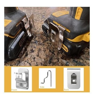 Stainless Steel Slip <b>Hook</b> N268241 For Dewalt N086039 N169778 Home Use 27.9mm 45.5mm 304 201 Iron Material - Product Image 4