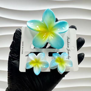 ชุดกิ๊บติดผมรูปดอกลีลาวดี <span class=keywords><strong>3</strong></span> ชิ้น ยี่ห้อ Qianjin สำหรับผู้หญิงและเด็กผู้หญิง กิ๊บพลาสติกหลากสี - Product Image 6