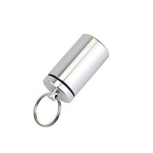 กล่องใส่ยาโลหะแบบมีพวงกุญแจกันน้ำได้กล่องใส่ยาอลูมิเนียมแบบกำหนดเองได้ - Product Image 5