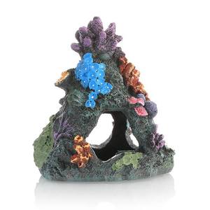 Decoraciones Modernas para Acuarios: Isla de Coral de Resina, Casas y Puentes de Plástico y Vidrio, Adornos Rectangulares para Peceras - Product Image 5