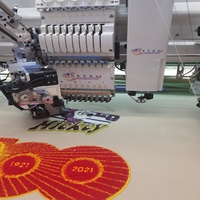 Nouvelle machine à broder multifonctionnelle informatisée à grande vitesse pour chenille et broderie plate, avec moteur et système Dahao