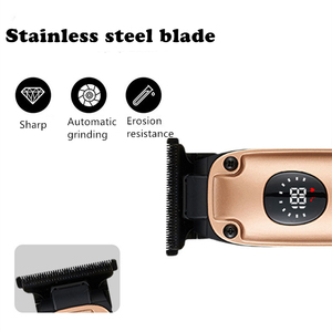 Professional Barber Clipper Hair Beard <strong>Trimmer</strong> Stainless Steel Blade Rechargeable Cordless Electric Hair Clipper <strong>Trimmer</strong> - Product Image 2