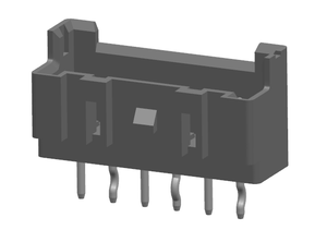 ขั้วต่อ JST PCB อุปกรณ์ล็อคความปลอดภัย2.5มม. วัสดุป้องกันการแตกหักแบบบัดกรีแรงแทรกต่ำ - Product Image 3