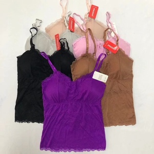 Reggiseno a basso prezzo stile sportivo Maidens unrimed Breast Wrap One Body Cotton Inner Bowl gilet da donna rimovibile senza cuciture-J - Product Image 1