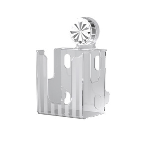 Suction Cup Tissue Box Rectangular Multipurpose No Drilling Required For Bathroom Toilet Paper Facial Tissues Organizer - Product Image 2