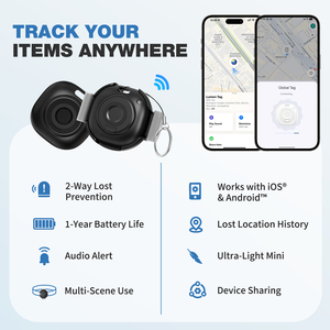 เครื่องติดตามขนาดเล็กสำหรับระบบ IOS และ Android ได้รับการรับรอง MFI ป้องกันสัตว์เลี้ยงหาย พร้อมระบบแจ้งเตือน ค้นหากุญแจ ค้นหาสิ่งของ คล้าย AirTag - Product Image 3