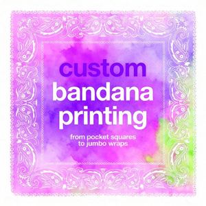 Bandana personnalisée avec logo, impression de bandana sur mesure, fourniture directe d'usine, couvre-chef tubulaire multifonctionnel sans couture, article promotionnel - Product Image 1