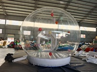 Balle rebondissante gonflable en PVC blanc pour enfants, maison à bulles avec souffleur de ballons pour jardin, vente directe d'usine