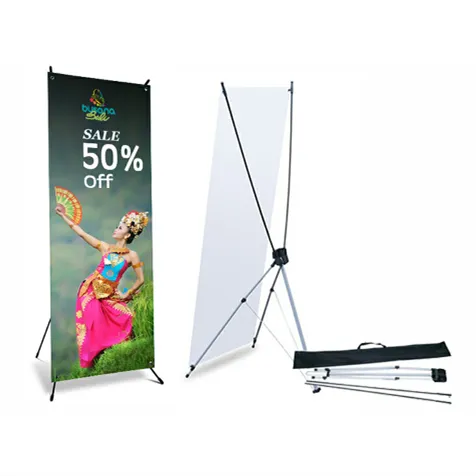 Trade Show Display Stand X Banner, Digitale Afdrukken X Banner Voor Expo