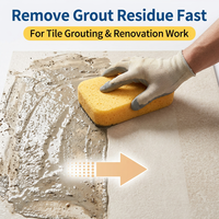 Woxin OEM Éponges de jointoiement professionnelles jaunes 25 densités pour carrelage, blocs de mousse de polyuréthane pour jointoiement, éponge de nettoyage de sols époxy