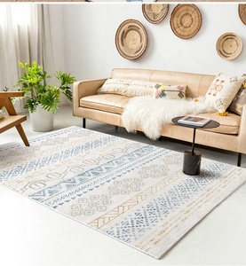 Phong Cách Boho Sọc Xanh Cửa Hội Trường Thảm Thảm & Thảm Nhãn. - Product Image 6