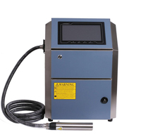 Imprimante à jet d'encre d'impression de date industrielle CIJ Machine de codage par lots de codes à barres automatique continue pour métal plastique