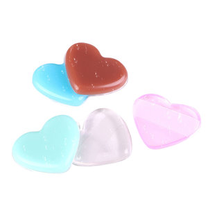 พัฟแต่งหน้าซิลิโคนใสรูปหัวใจ สำหรับรองพื้นบีบีครีม JIY OEM Air Cushion Jelly Cosmetic Foundation - Product Image 6