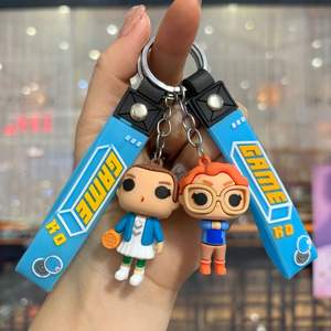 Nuevo Éxito de Ventas, Llavero LED Seguro con Diseño de Flor Comedora de Hombres, Muñeco de Dibujos Animados de Cobre, Colgador para Mochila Escolar - Product Image 3