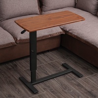 Table de chevet portable moderne Colonne simple Double face Petite table Salon paresseux Canapé Bureau d'ordinateur