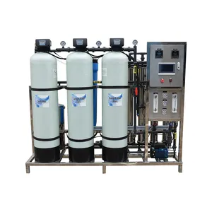 Water Solutions New design 1000LPH RO System with remote control runxin valve water treatment filtering plant