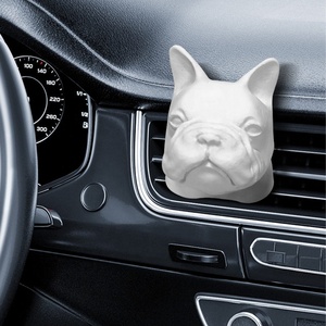 Klip ventilasi Diffuser Mobil Diffuser aromaterapi gipsum berbentuk anjing grosir parfum penyegar Ventilasi udara mobil beraroma untuk mobil - Product Image 3