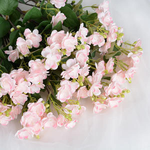 Plantes décoratives d'intérieur de luxe à tige unique, fausses fleurs de <span class=keywords><strong>jasmin</strong></span> artificielles en tissu PU imperméable, en forme de boule - Product Image 5