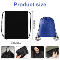 Sac à cordon personnalisé avec logo, cadeau promotionnel, en polyester imperméable, écologique, pour le sport et la gym, avec logo