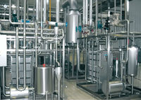 Pasteurisateur à plaques haute productivité 500L-2000L pour jus, œufs, industries agricoles, état neuf, pompe de pasteurisation du lait de coco