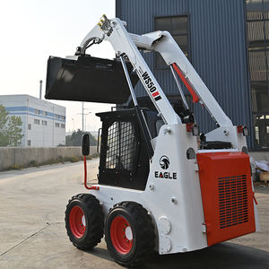 Euro 5 EPA Kubota Diesel Skid Steer Mini Track Skid Steer Loader 750KG Dengan Mesin Pemotong Rumput Hutan - Product Image 4