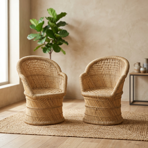 Tabouret en bambou avec housse amovible, style japonais, revêtement en cuir, moderne, personnalisé, pour entrée, appartement, école, chambre, salon - Product Image 4