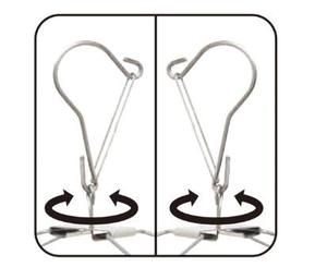 Colgador de ropa plegable de acero inoxidable para el hogar 36 Clips colgador de tela - Product Image 6
