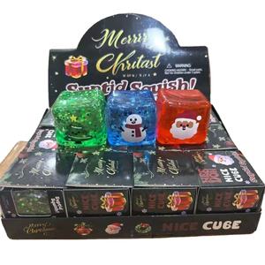 ของเล่นบีบคลายเครียดธีมคริสต์มาสสำหรับเด็ก ของเล่นบีบสโลว์รีบาวด์น้ำตาลมอลต์ ขายส่ง - Product Image 2