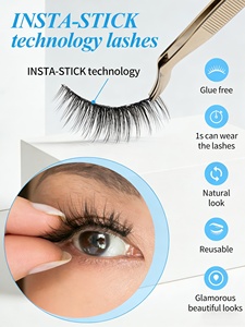 Fournisseur de cils en vison 3D classiques et volumineux, cils en vison 5D naturels en bande complète, vente en gros - Product Image 2