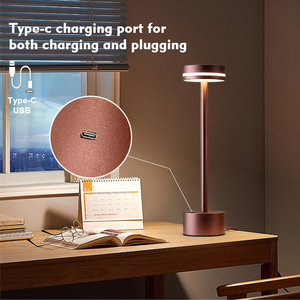 Nordic Simple Modern Metal Flexible Battery-Powered Desk <strong>Lamp</strong> <strong>Charge</strong> and Plug Dual Purpose Bedroom Ambiance <strong>Lamp</strong> - Product Image 5