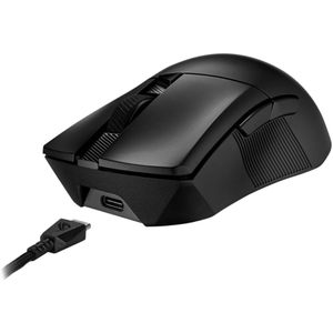 ขายส่งเมาส์เกมมิ่งไร้สาย Rog Gladius Iii 11 ปุ่ม เซ็นเซอร์ออปติคอล ชาร์จได้ ออกแบบสำหรับมือขวา สีดำ - Product Image 2